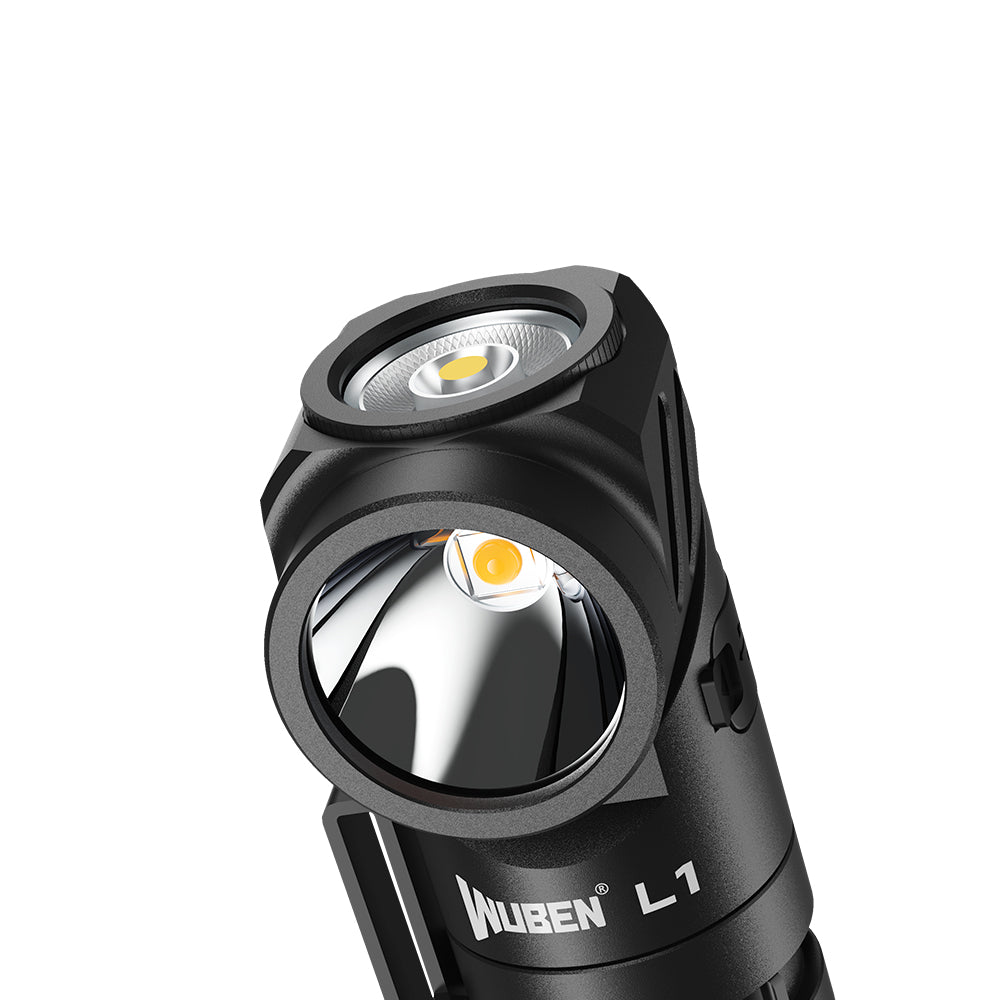 L1 2000 Lumens Flashlight - Dual Light Sources Flashlight with 180? Rotating Head